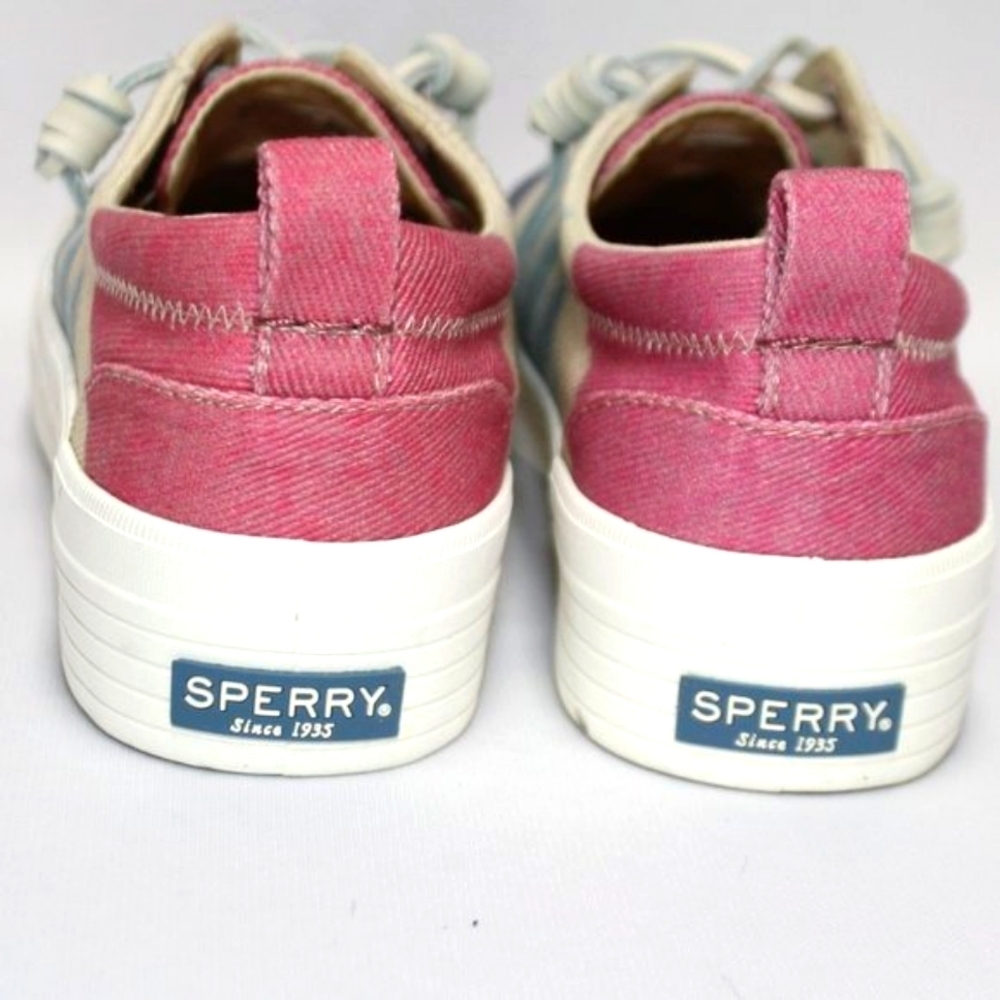 NWT Sperry Blue Crest Canvas Platform Slip-on Sne… - image 5
